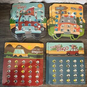10 Pack Target Playground Road Trip Vacation Travel BINGO Game, Party Favor NEW